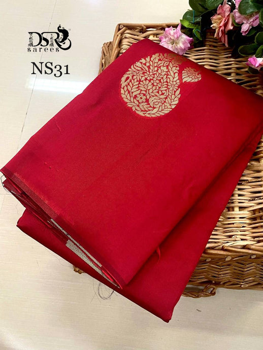 Grand bridal mercerised silk by cotton sarees with grand pall - Sheetal Fashionzz