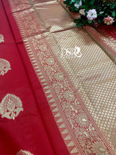 Load image into Gallery viewer, Grand bridal mercerised silk by cotton sarees with grand pall - Sheetal Fashionzz
