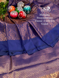 DSR-Mangala Swayamwara Tissue Pattu Sarees - Sheetal Fashionzz