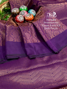 DSR-Mangala Swayamwara Tissue Pattu Sarees - Sheetal Fashionzz