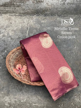 Load image into Gallery viewer, CLASSIC soft silk tissue saree adorned with antique thread - Sheetal Fashionzz
