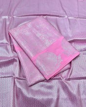 Load image into Gallery viewer, Dsr Silver Banarasi Khatan silk sarees - Sheetal Fashionzz
