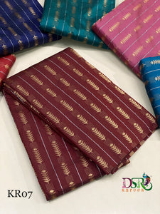 DSR Ragamalika Dots Kanchi Soft Silk Sarees - Sheetal Fashionzz