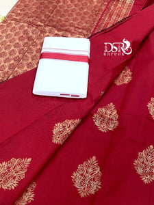 DSR-PonnuMappilai  Kanchi Soft Silk Sarees with Dhothi - Sheetal Fashionzz