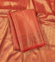 Load image into Gallery viewer, Copper Zari Soft Silk Sarees - Sheetal Fashionzz

